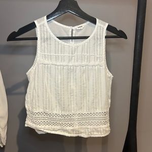 GARAGE Linen crop tank